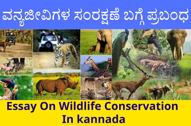 Essay On Wildlife Conservation In kannada