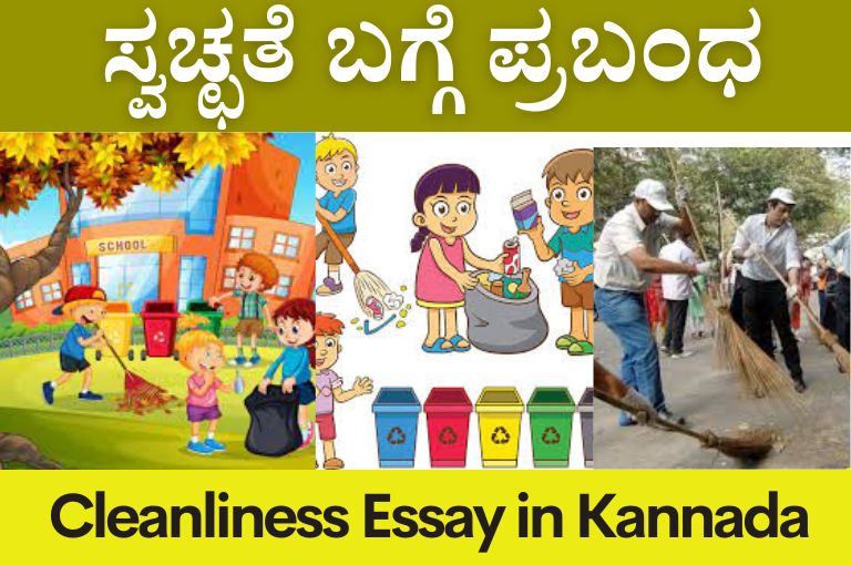 Cleanliness Essay in Kannada